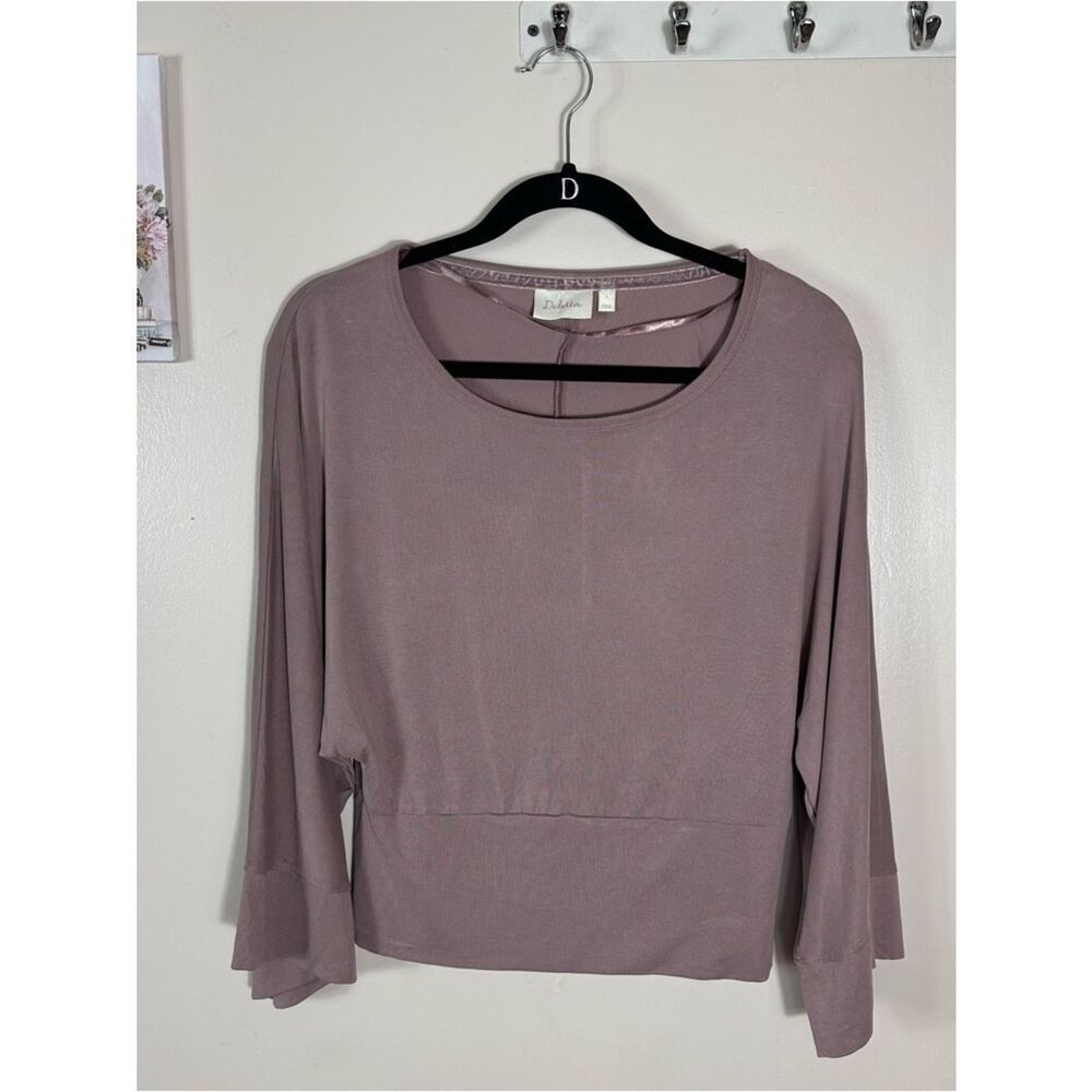 Deletta Muted Purple 3/4 Dolman
Sleeve Knit Top Women's